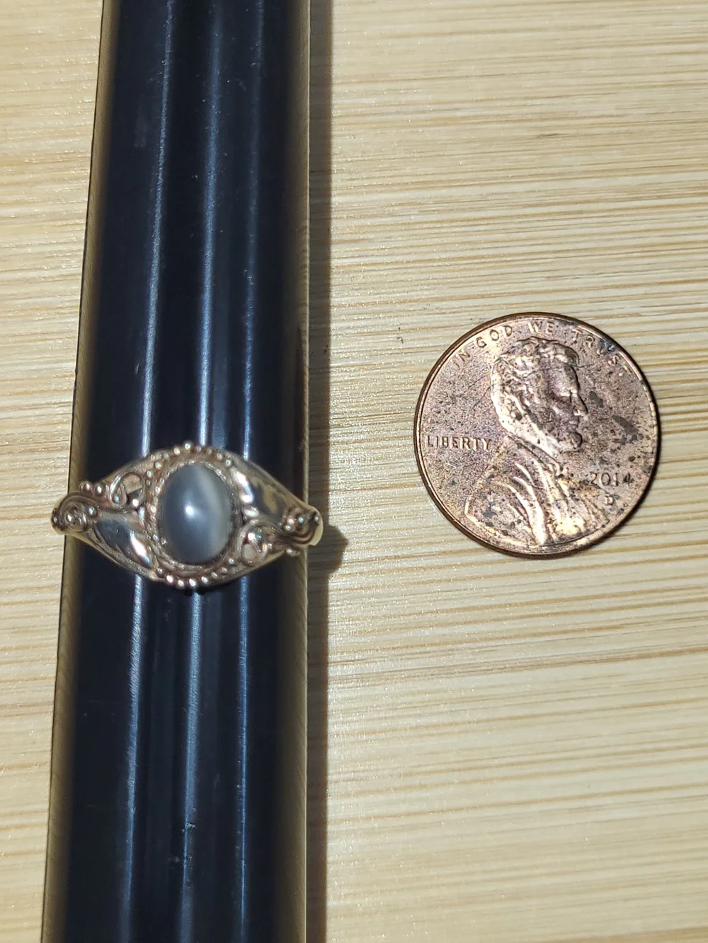 Dainty 925 Sterling Silver Ring - Women's Vintage Style Sz6.25
